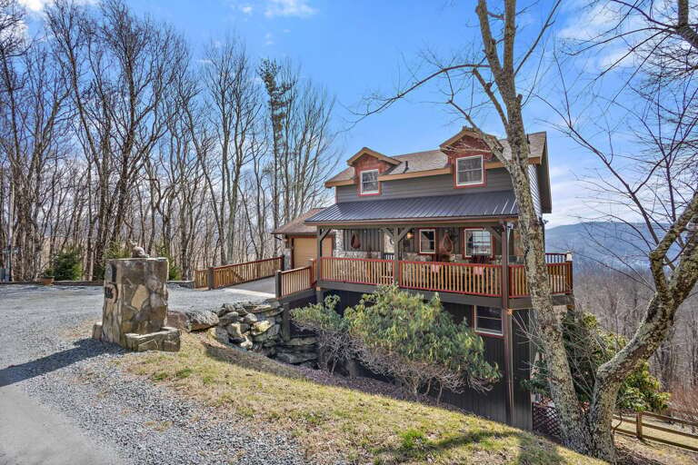 Tucked in a Quiet Space with Long Views