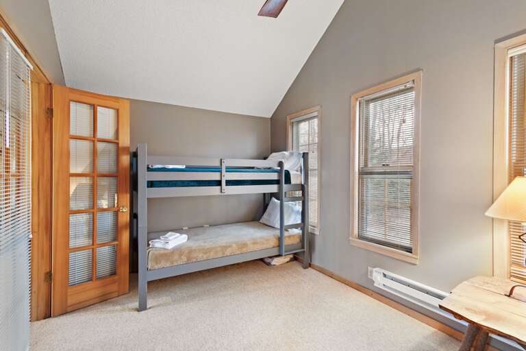 Twin Over Twin Bunk in the Upper Level Bedroom Twin Over Twin Bunk in the Upper Level Bedroom