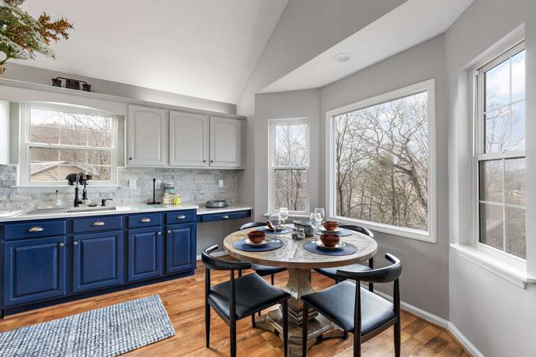 Breakfast Nook Leads to the Kitchen