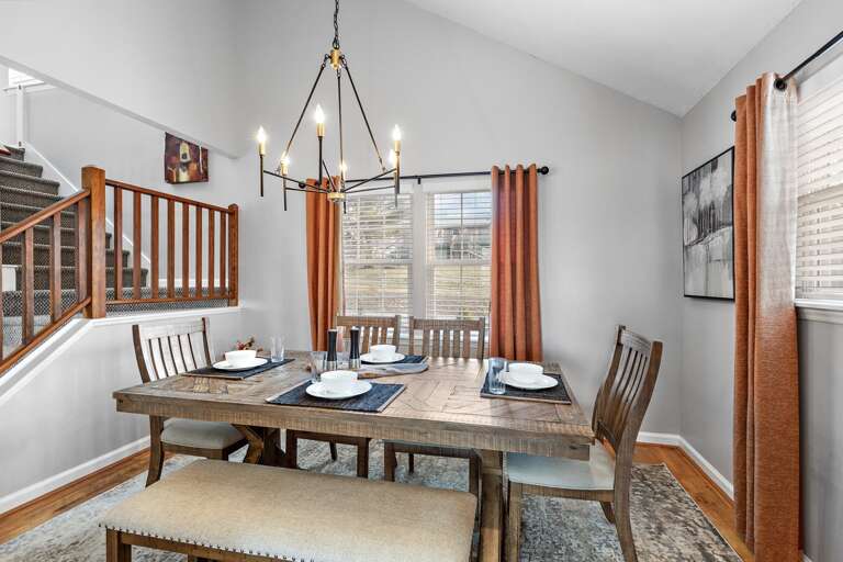 Dining Area Seats Up to Six