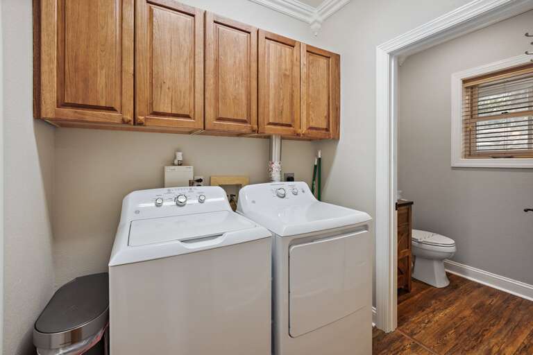 Laundry Room and Half Bath on the Main Level Laundry Room and Half Bath on the Main Level