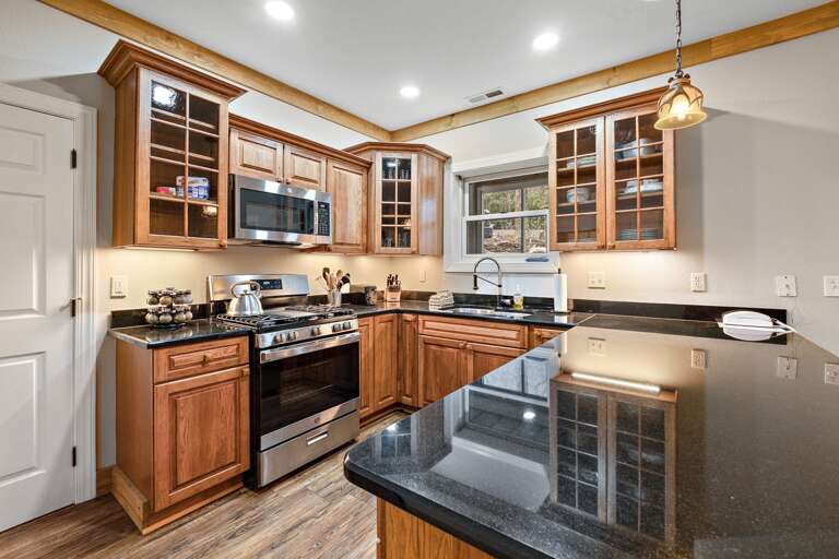 Spacious Kitchen with Stainless Appliances Spacious Kitchen with Stainless Appliances