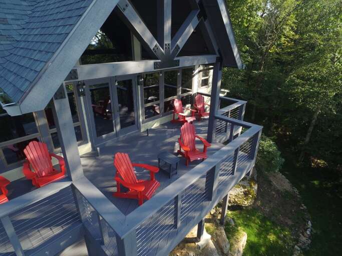 Spacious Decks with Seating