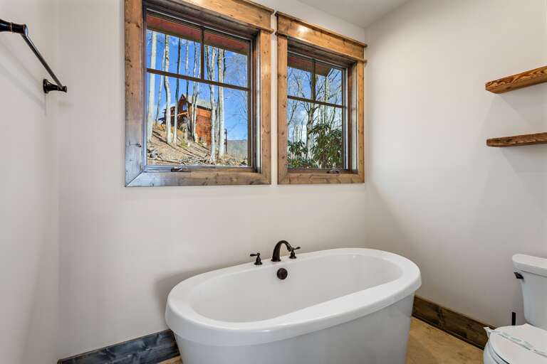 Soaking Tub in the Master Bathroom Soaking Tub in the Master Bathroom