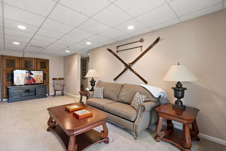 Lower Level Den with Queen Sleeper Sofa