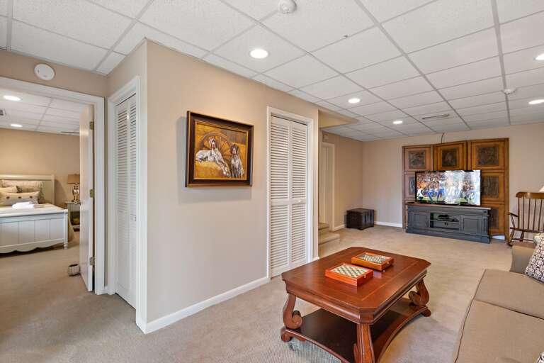 Lower Level Den with TV