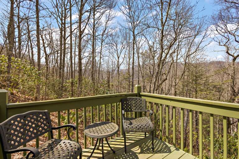 Private Balcony off the King Master Bedroom