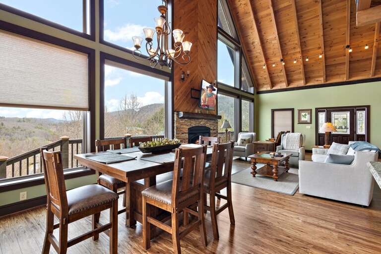 Dining with a View off the Living Room Dining with a View off the Living Room