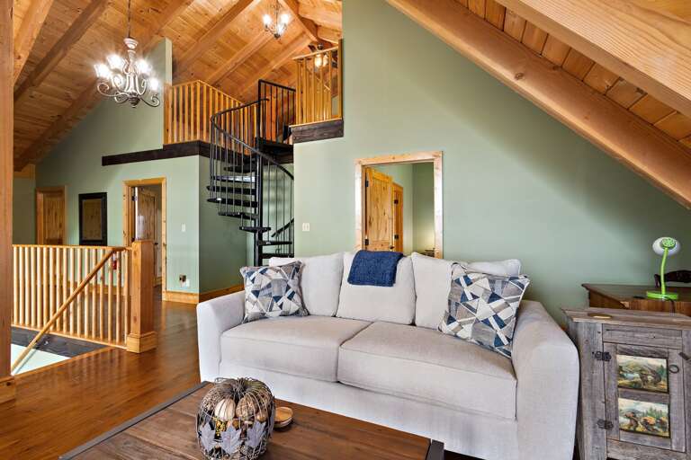 Loft Sitting area with Sleeper Sofa Loft Sitting area with Sleeper Sofa