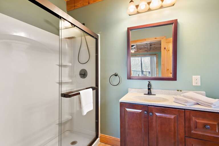 Step-In Shower in Second Floor Private Ensuite Step-In Shower in Second Floor Private Ensuite