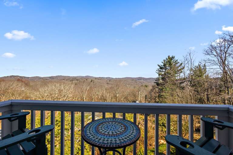 Enjoy Your Morning Coffee from the Private Master Balcony