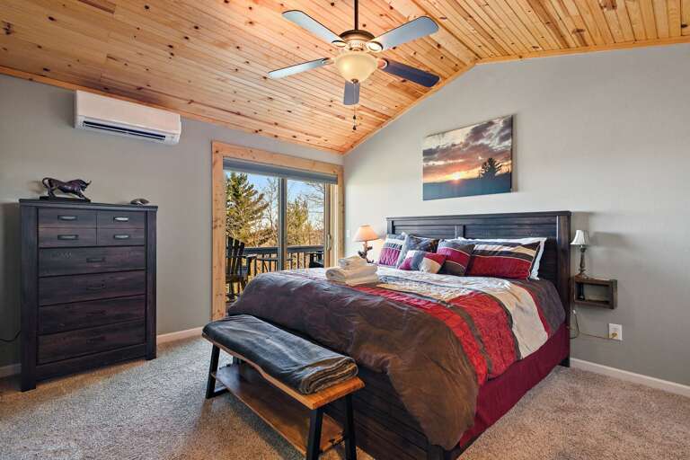 Master Bedroom with a Private Balcony