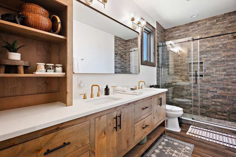 Lower Level Jack-and-Jill Bathroom