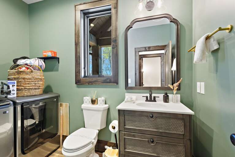 Main Floor Laundry and Powder Room