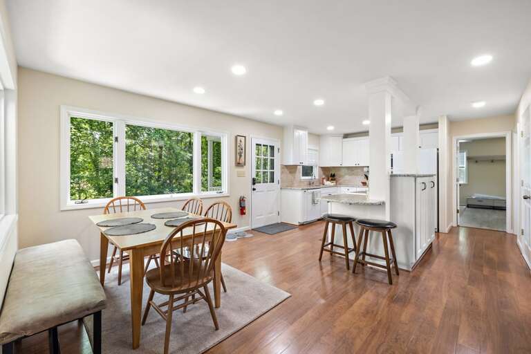 Dining Kitchen and Main Floor King Bedroom