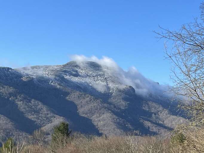 Winter View of Grandfather Mountain Winter View of Grandfather Mountain