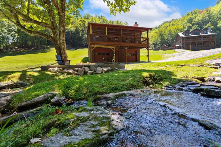 Eagle Ridge Creek and Eagle Ridge Falls Above (Can be Booked Separately or Together for Large Groups)