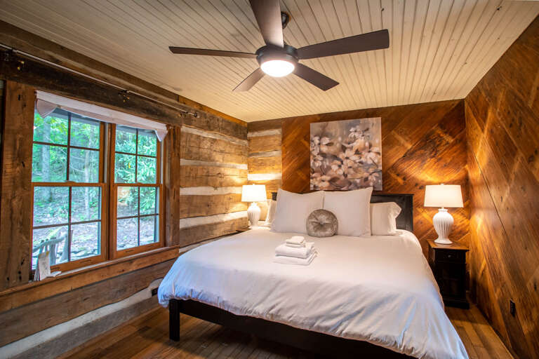 Main Floor Master Bedroom with King Bed