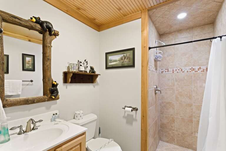 Full Bathroom on the Lower Level