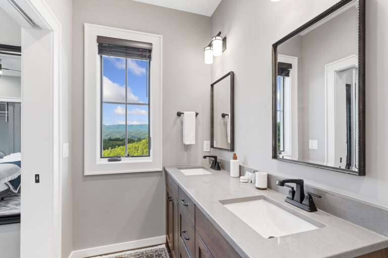 Double Sink Vanity in the Ensuite Bathroom Double Sink Vanity in the Ensuite Bathroom