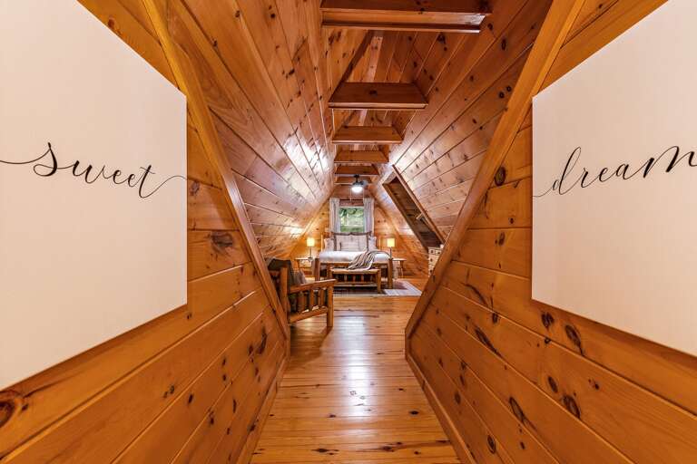 Hallway to Second Upstairs Queen Suite