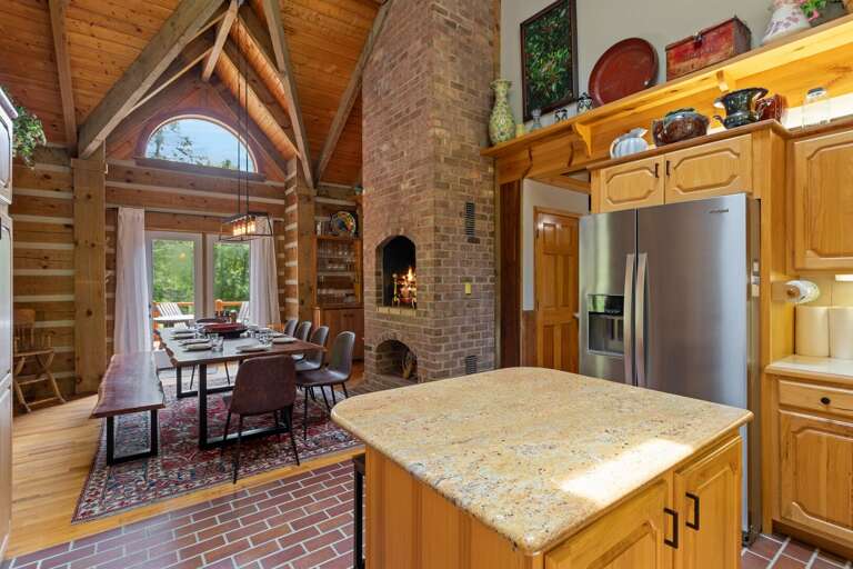 Deck Outside of the Dining Room (DINING ROOM FIRE PLACE IS NOT OPERATIONAL)