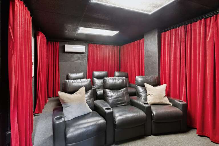 Theater Room Located on the Lower Level
