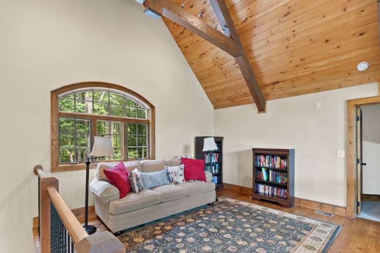 Relax With Your New Favorite Book in the Loft Sitting Area