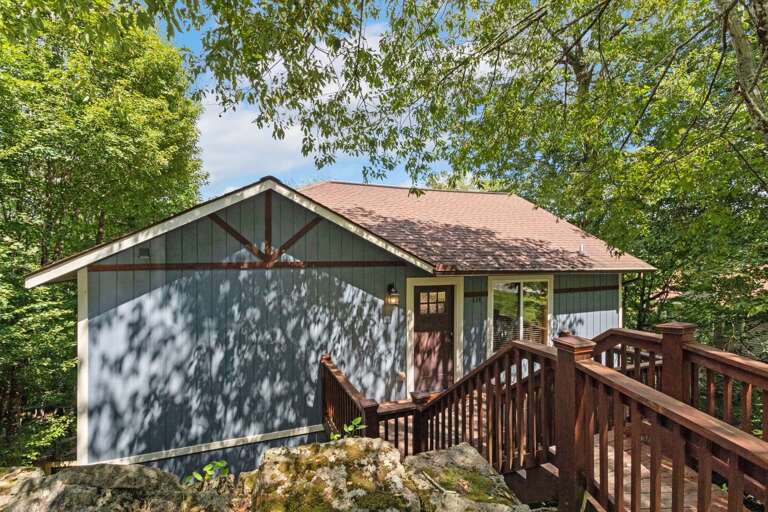 Accessed via a Short Flight of Stairs