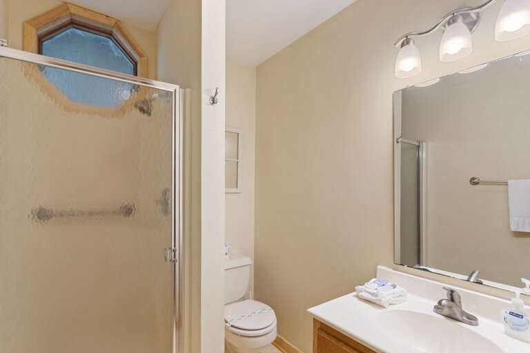 Hall Bathroom with Step-In Shower