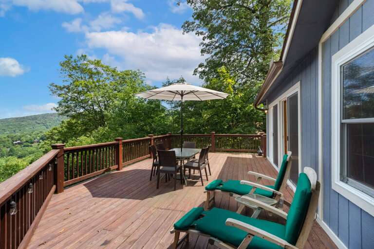 Relax in the Chaise Lounges on the Top Deck