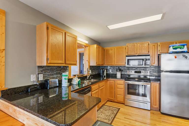 Spacious Kitchen with Sight Lines to the Living Room