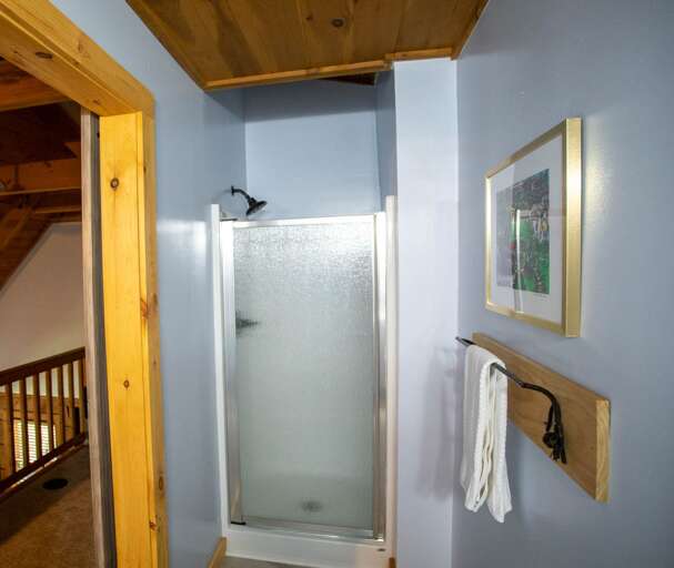 Upper Level Bathroom with Step-in Shower Upper Level Bathroom with Step-in Shower