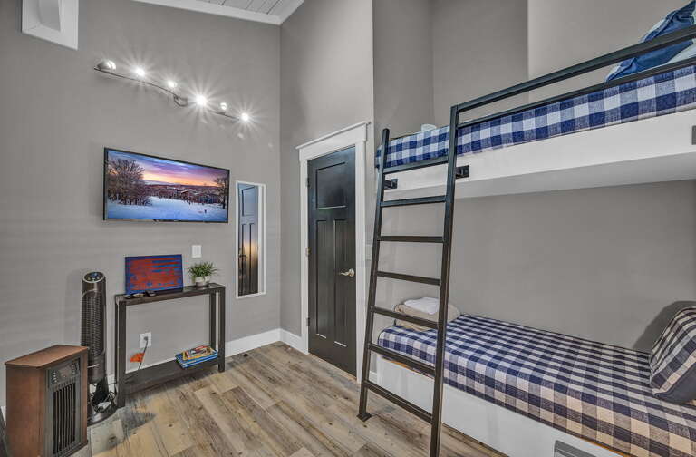 Main Level Bunk Room with Smart TV
