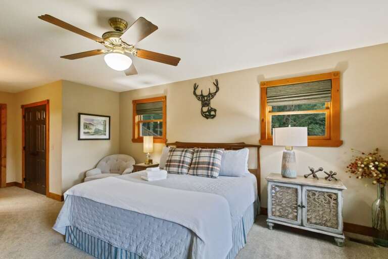 Main Floor Master Bedroom with King Bed