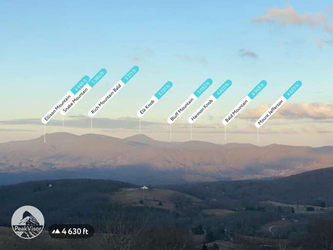 Mountain Peaks Visible from What A View Mountain Peaks Visible from What A View