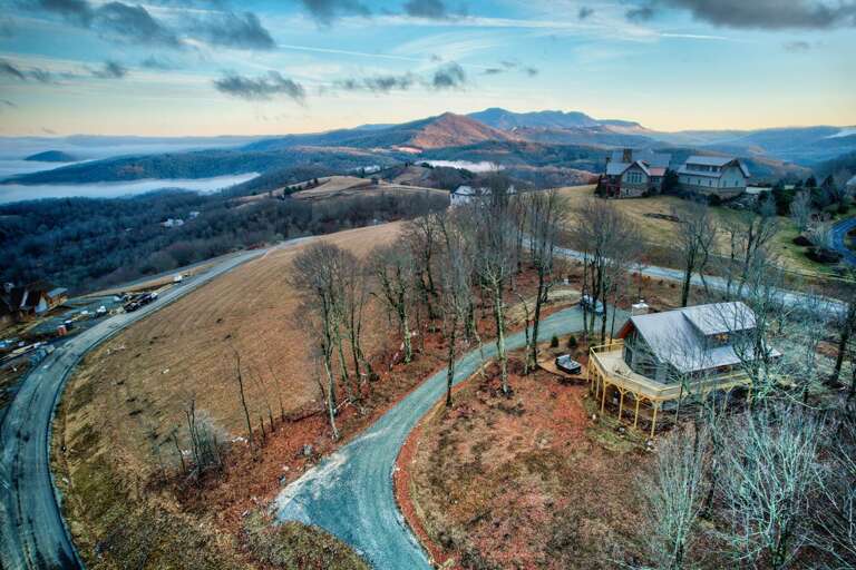 Cabin and View from Drone Cabin and View from Drone