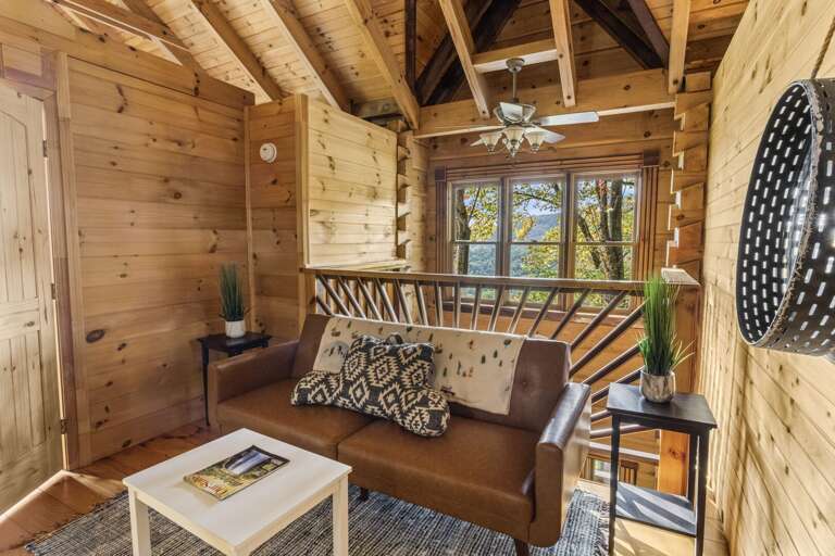 Loft Sitting Area with Full Size Futon