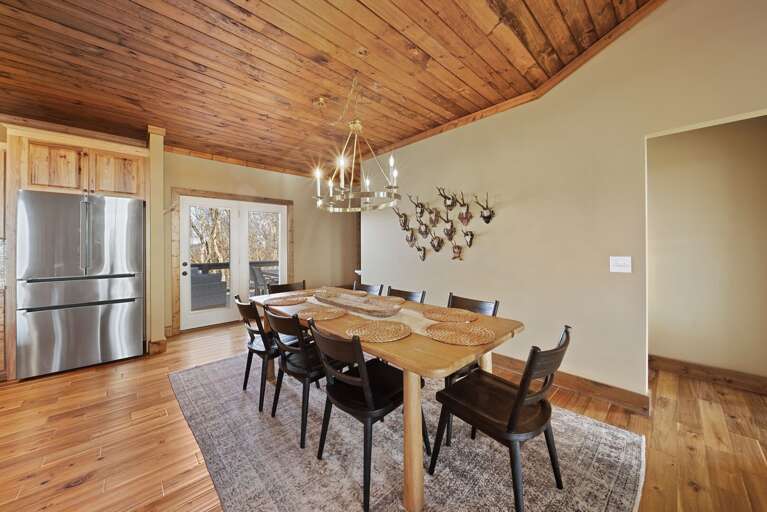 Dining for 8 at the Dining Table