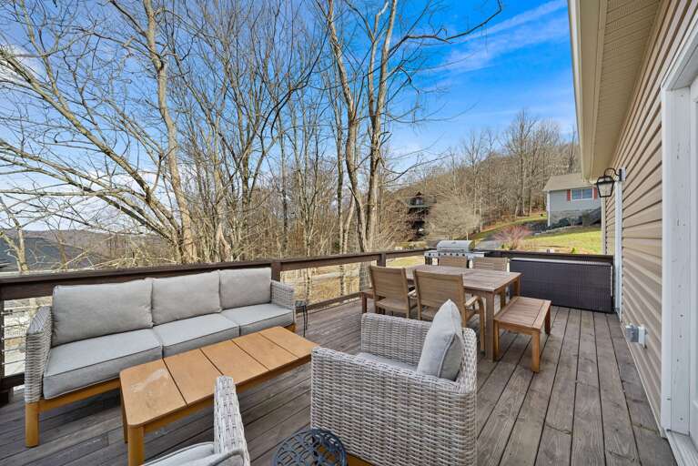 Seating Area on the Back Deck