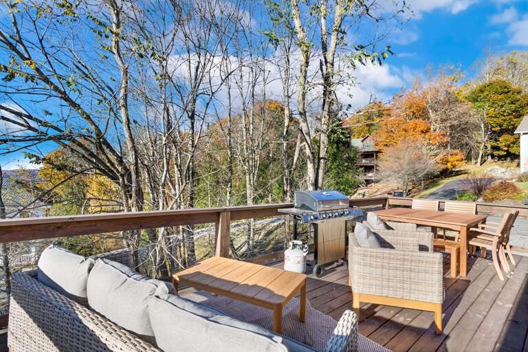 Seating Area on the Back Deck Seating Area on the Back Deck