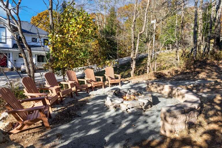 Seating Around the Fire Pit Seating Around the Fire Pit