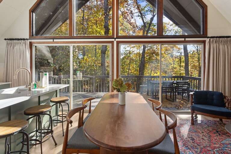 Dining for Nine at the Table and Island Dining for Nine at the Table and Island