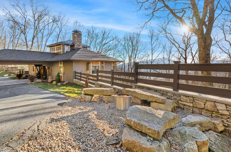 Solo Stove with Custom made Rock Seating