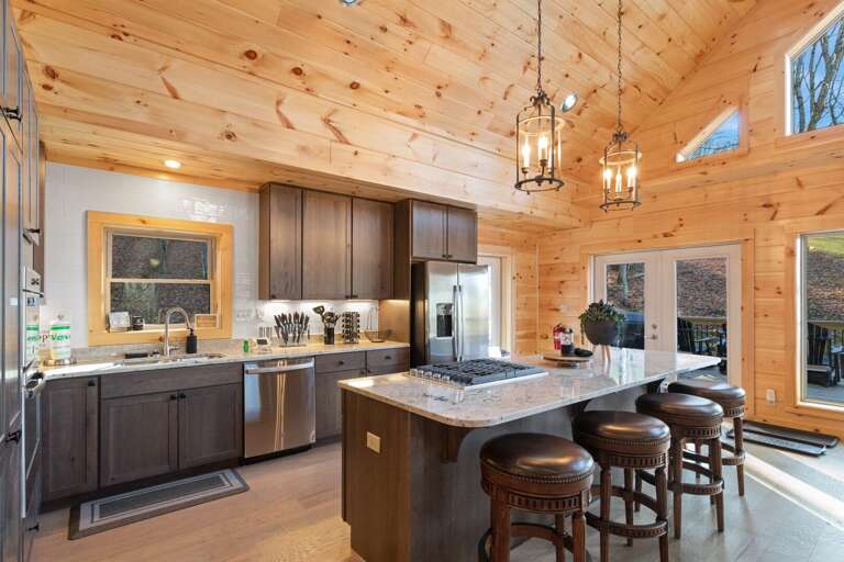 Gourmet Kitchen has Stainless Appliances, Gas Stove and Granite Counters Gourmet Kitchen has Stainless Appliances, Gas Stove and Granite Counters