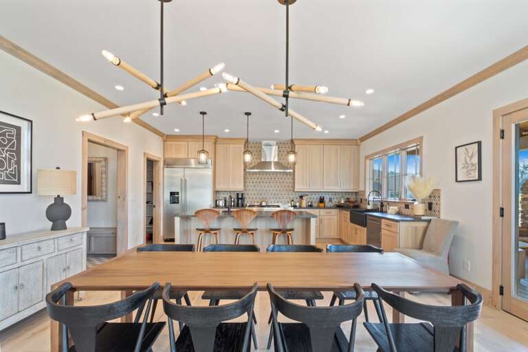 Dining Table with Seating for Eight