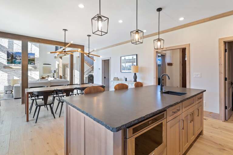 Open Main Floor with Sight Lines from the Kitchen to the Living Room