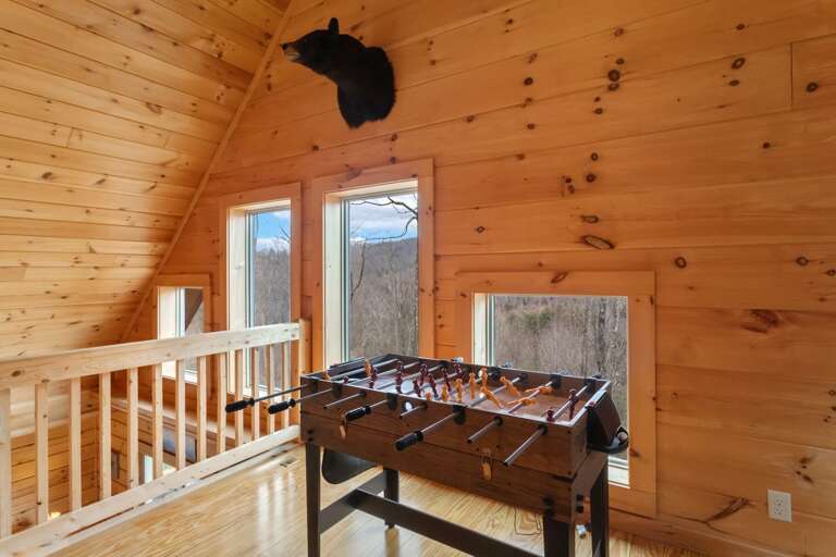 Foosball Table in the Loft