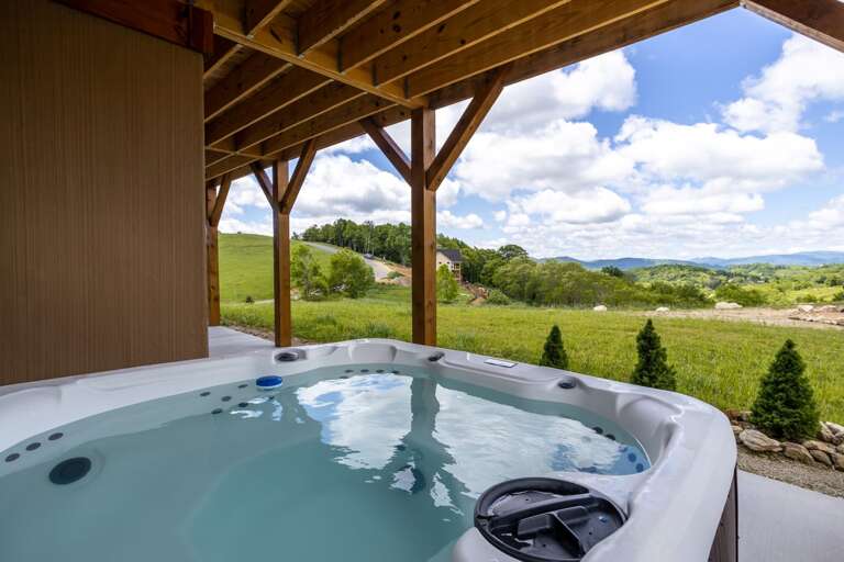 Hot Tub on the Lower Level Patio