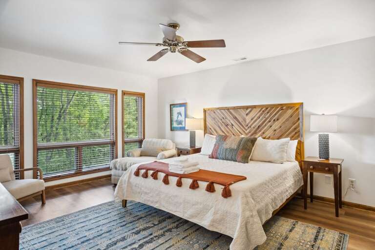 King Bedroom on the Lower Level